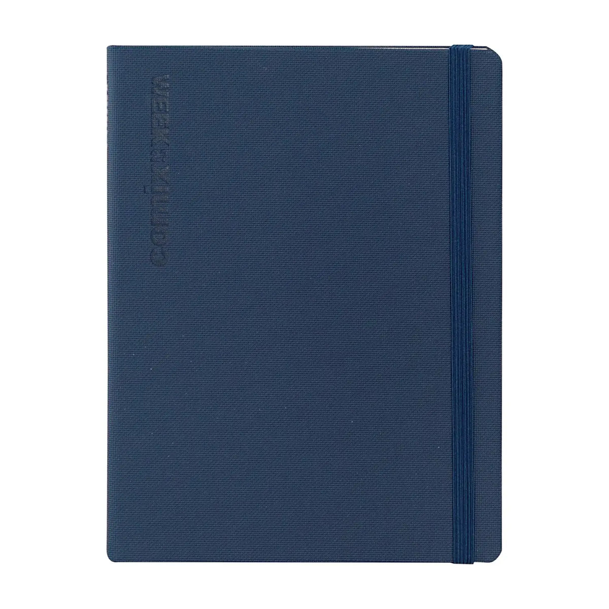 Agenda Comix da Tavolo 2027 Settimanale Verticale Blu Texture