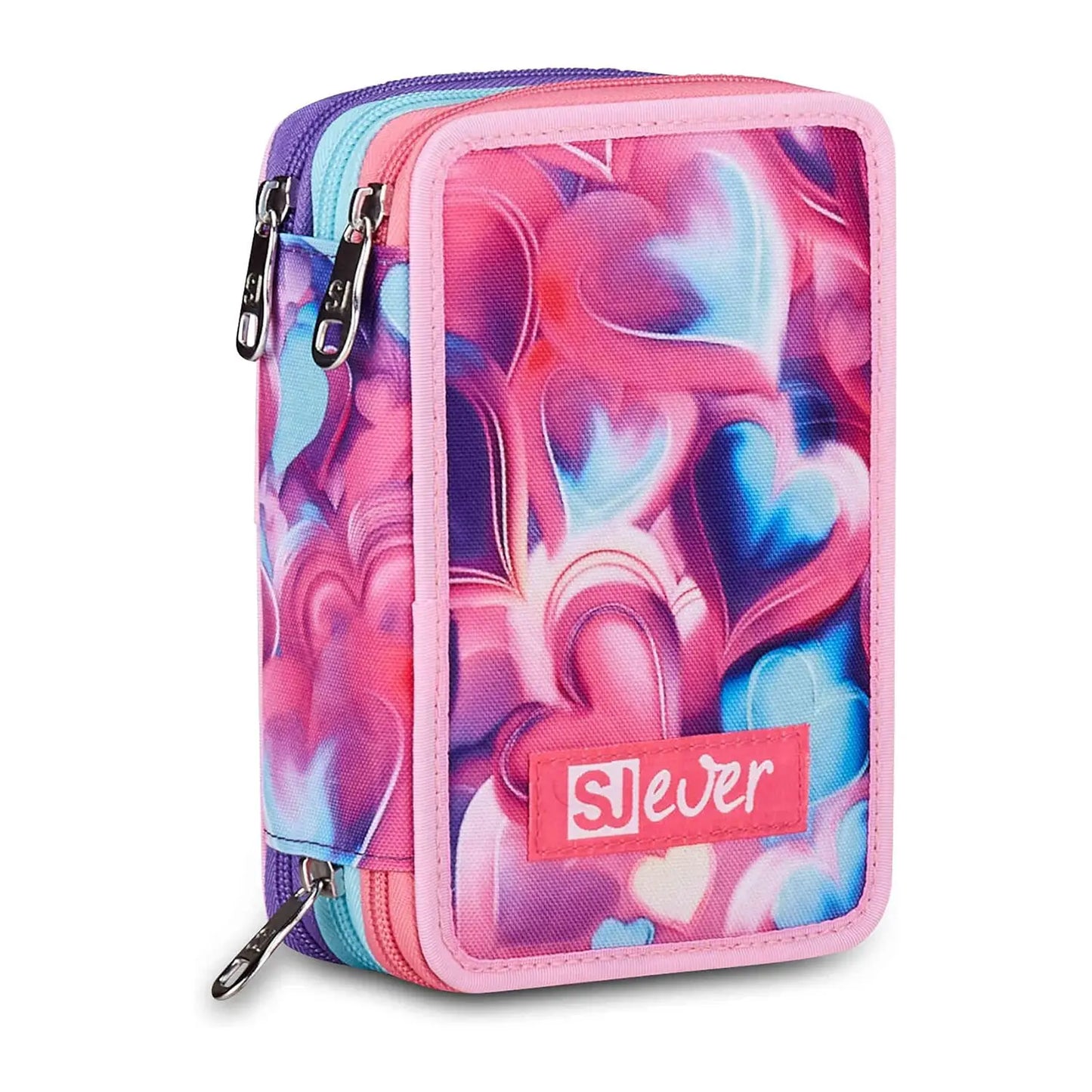 Astuccio 3 Zip Pink Beat - SJ Gang Ever