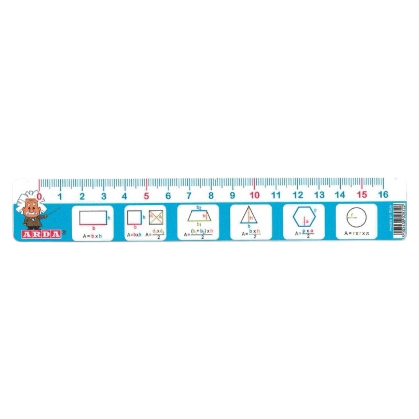 Righello Mathematics 16 cm - Arda