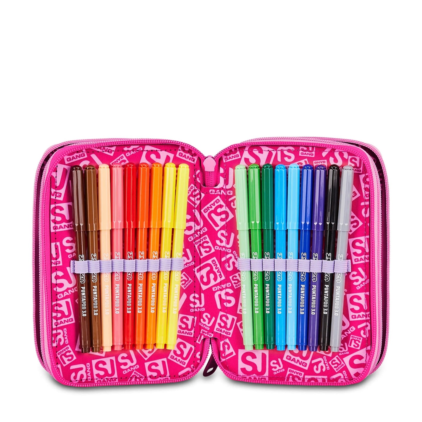 Astuccio 3 Zip - Soft Pouch Girl