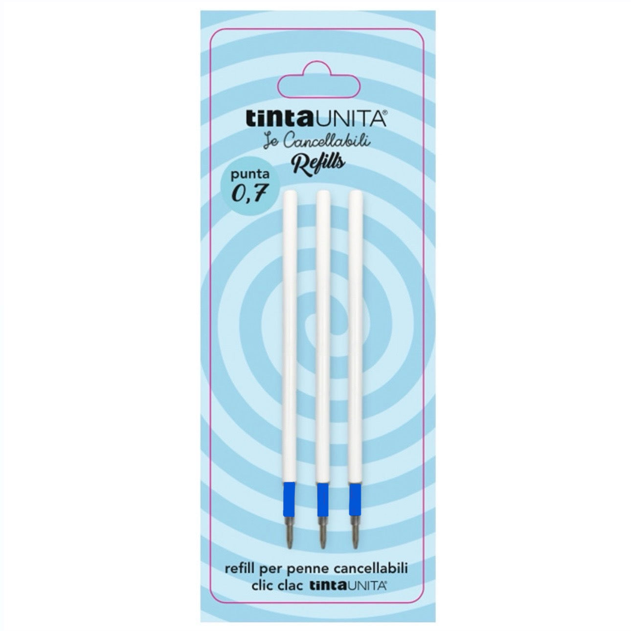 Refill per Penne Cancellabili a Scatto - Tinta Unita