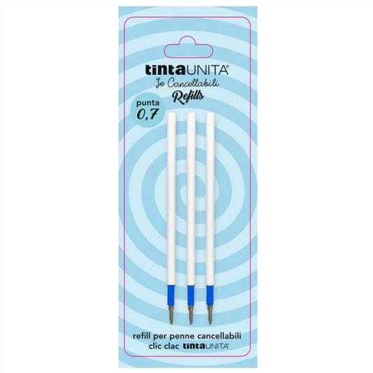 Refill per Penne Cancellabili 0.7 a Scatto - Tinta Unita