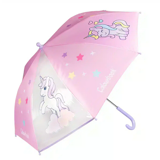 Ombrello per bambini Unicorn - Colourbook