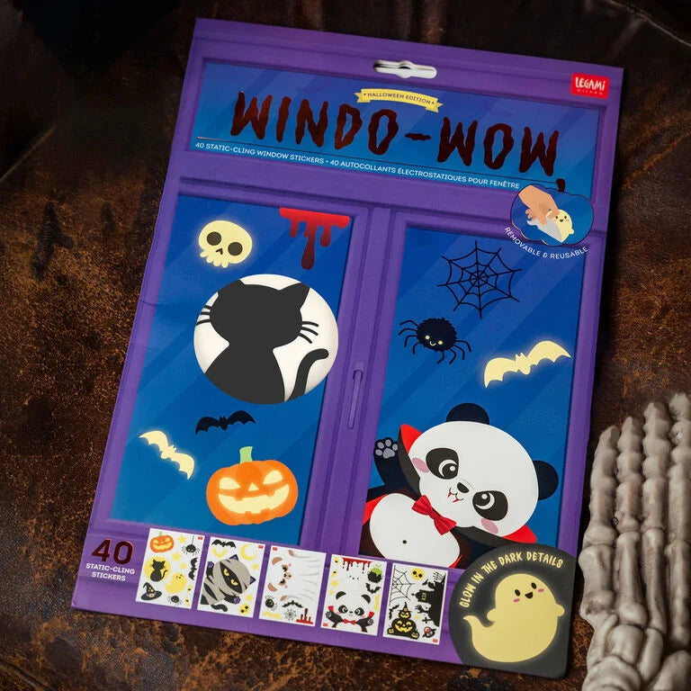 Set di 40 Adesivi Elettrostatici per Finestra - Windo-Wow