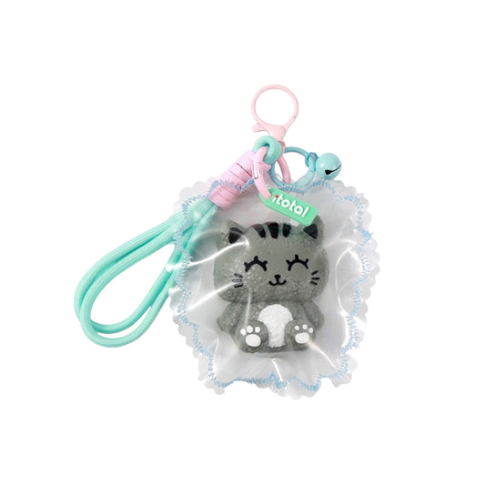 Portachiavi Jelly Pop - Gatto Grigio Itotal