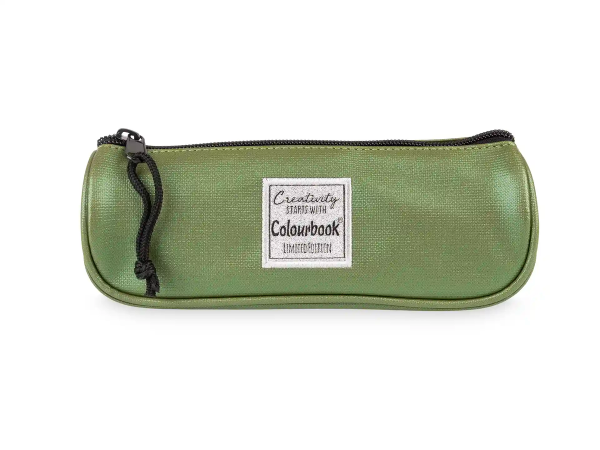 Zaino + Astuccio Shine Verde - Colourbook