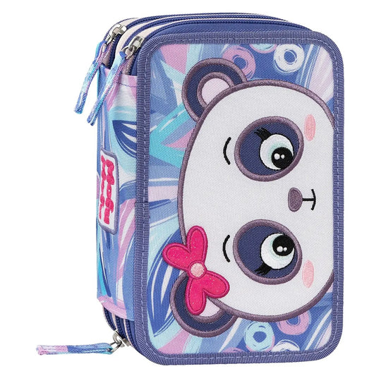 Astuccio 3 Zip Mofu Mofu Panda