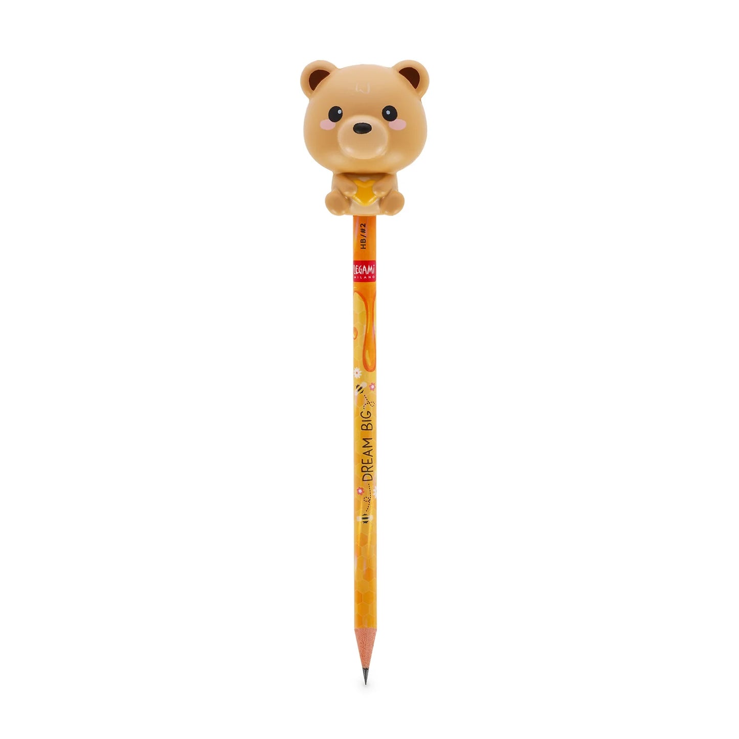 Matita con Antistress Squeezies - Teddy Bear