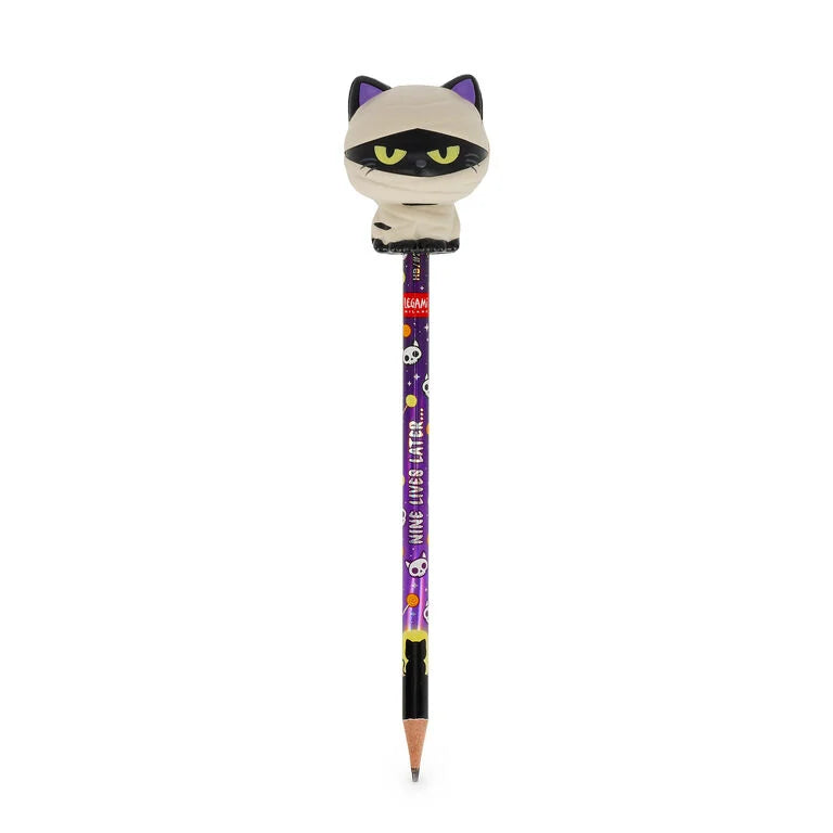 Matita con Antistress Halloween Mummy Cat "Nine Lives Later" - Squeezies