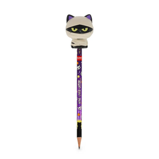 Matita con Antistress Halloween Mummy Cat "Nine Lives Later" - Squeezies