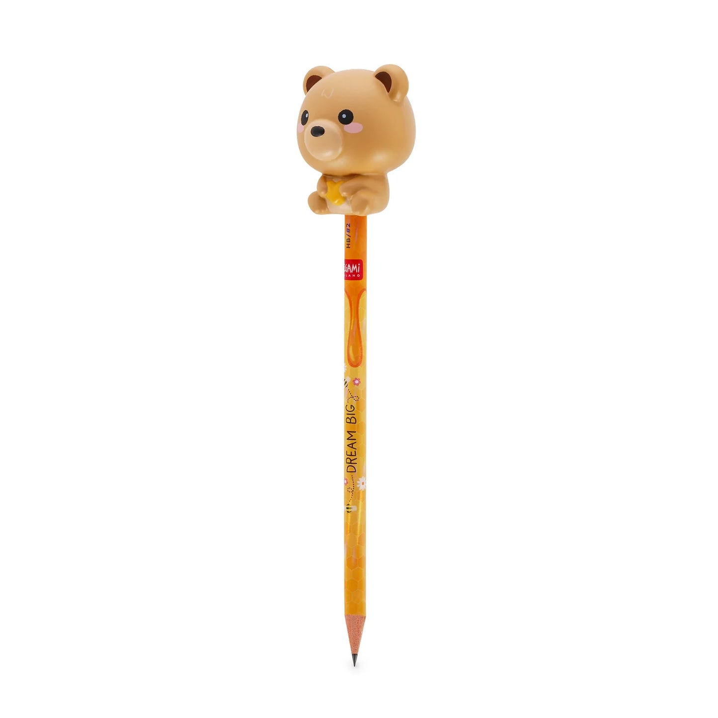 Matita con Antistress Squeezies - Teddy Bear