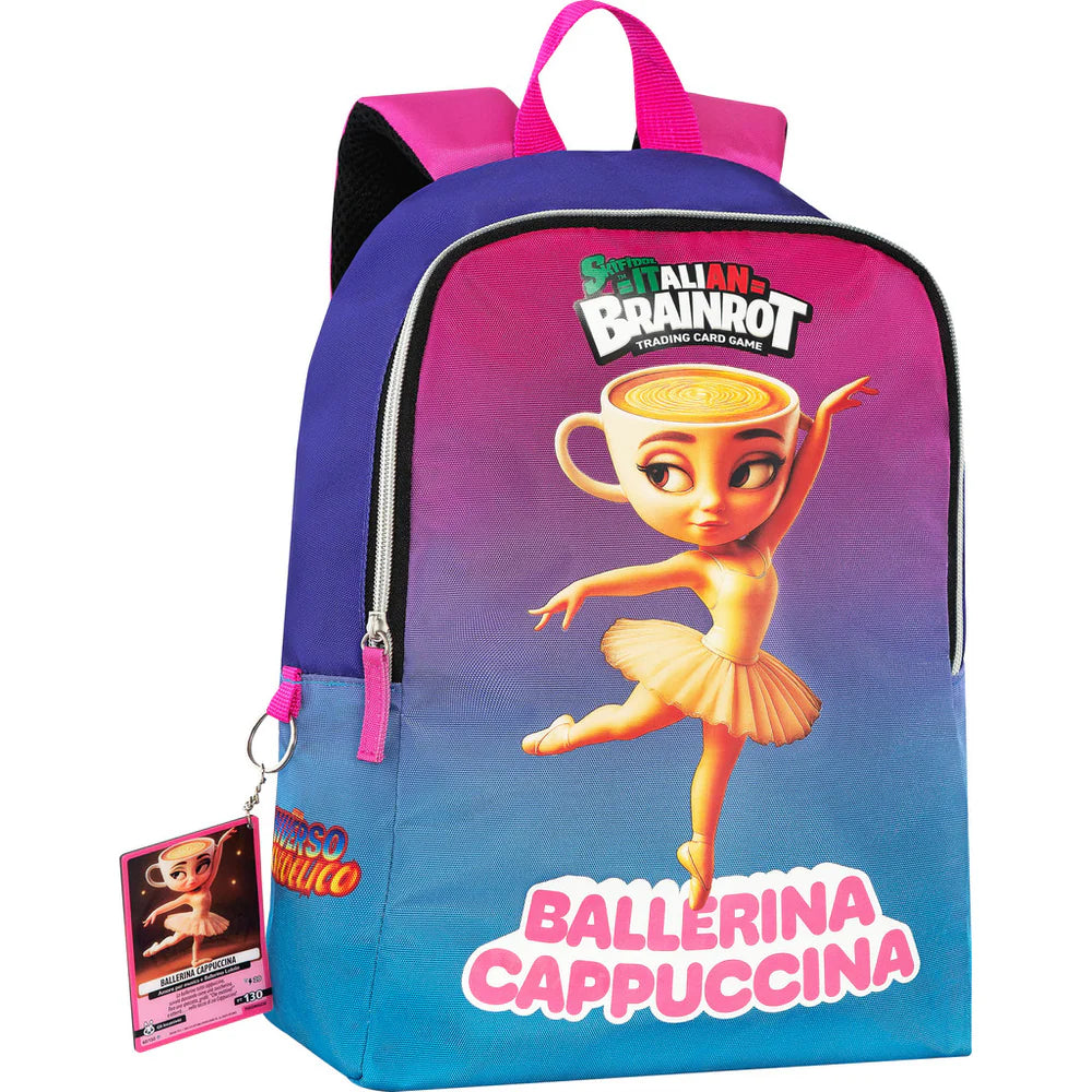 Zaino Brainrot Ballerina Cappuccina