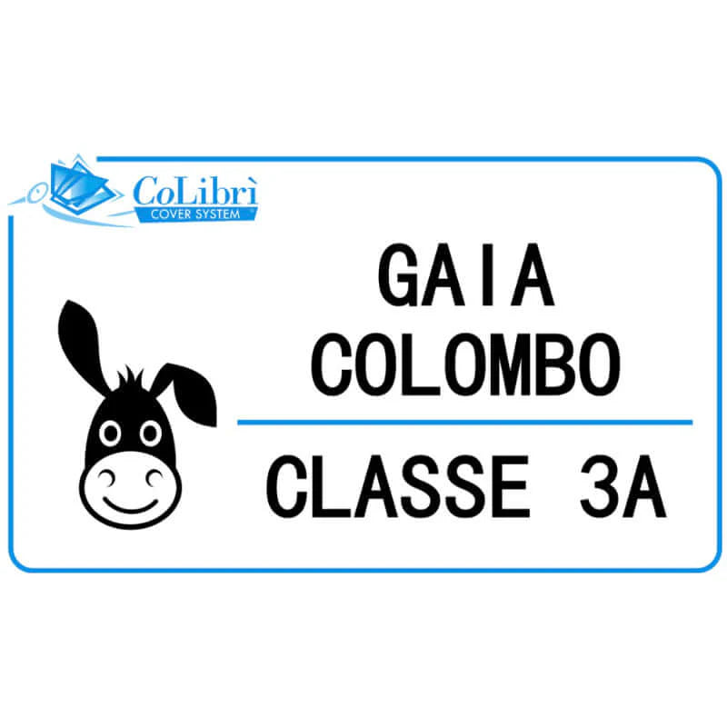 Set 20 Etichette Adesive Personalizzate con Nome - CoLibrì