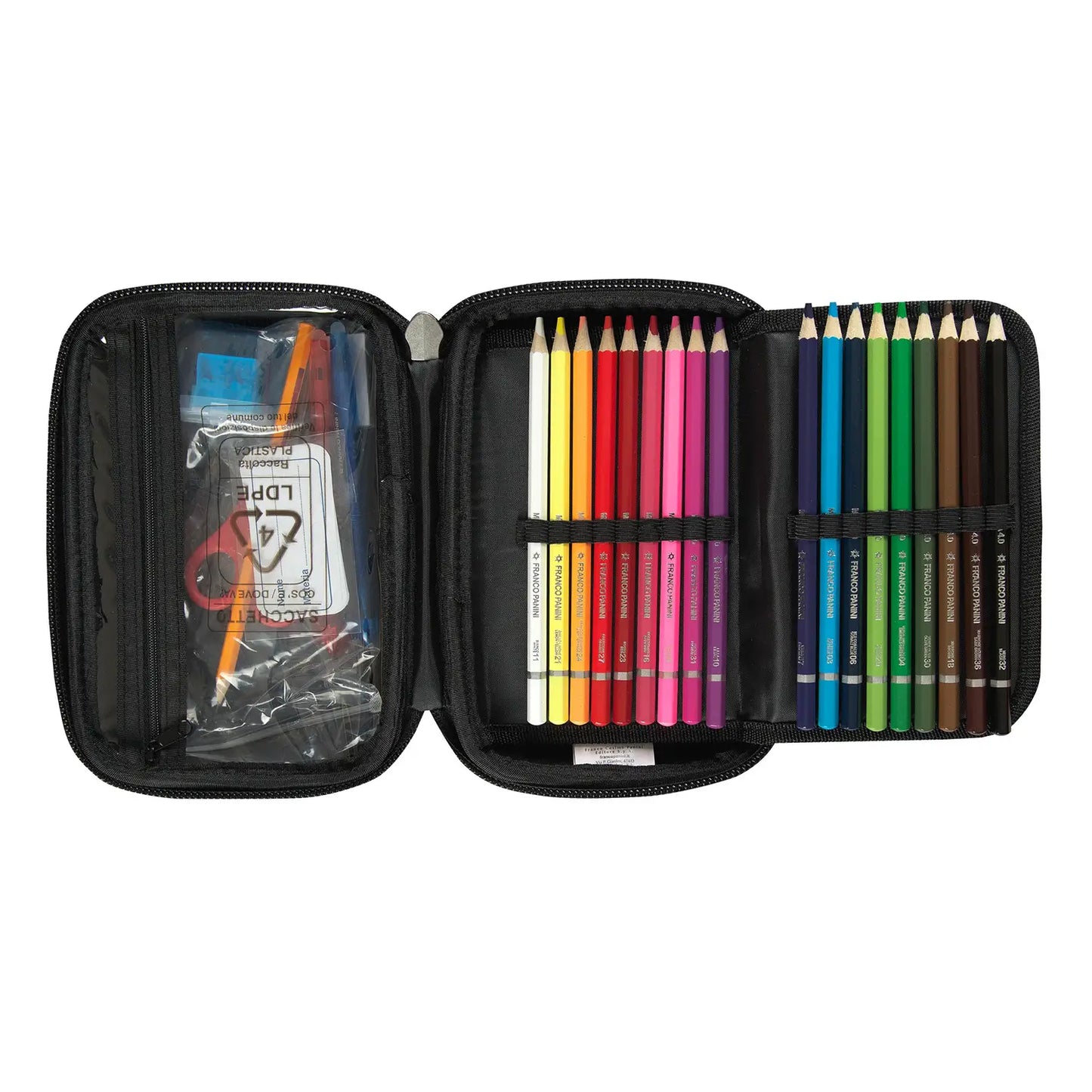 Astuccio Corredo Maxi Zip Blu - Comix