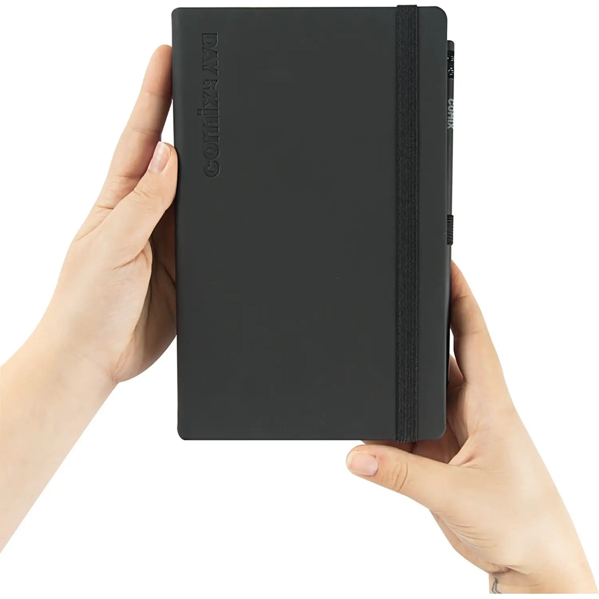 Agenda Comix 2027 Giornaliera Large Nera 12 Mesi