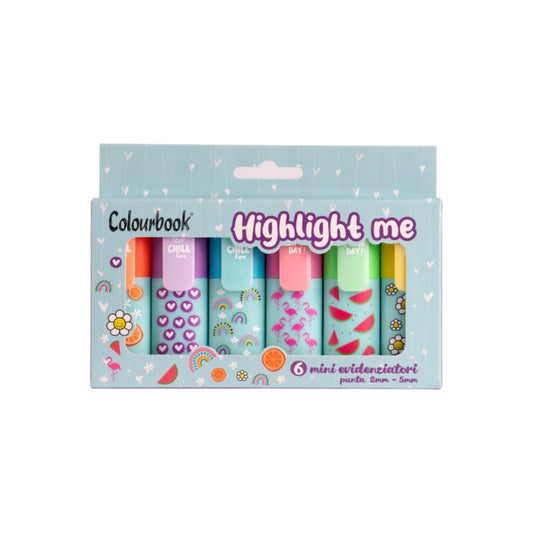 Mini Evidenziatori Colourbook Hightlight Me