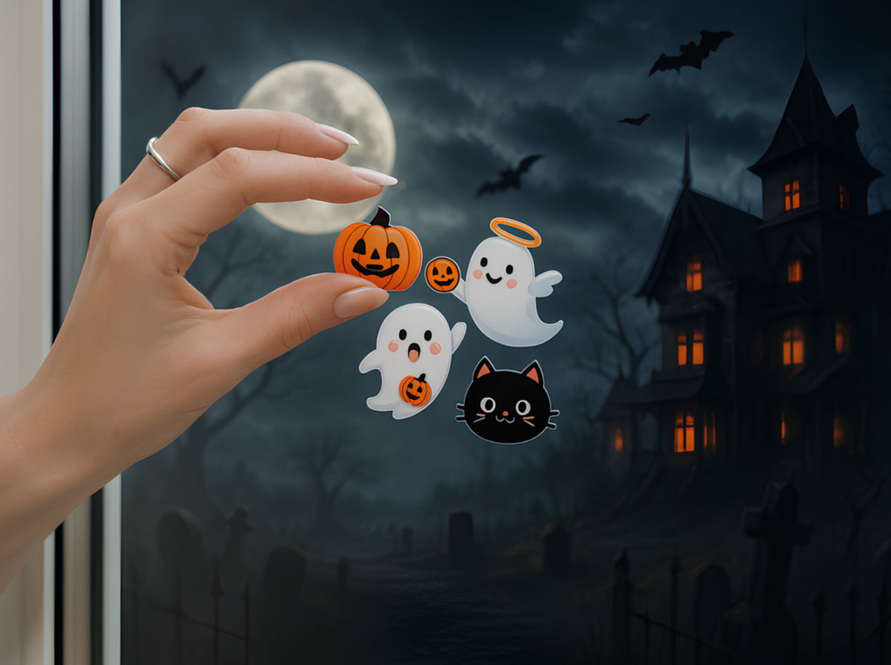 Set Stickers Halloween