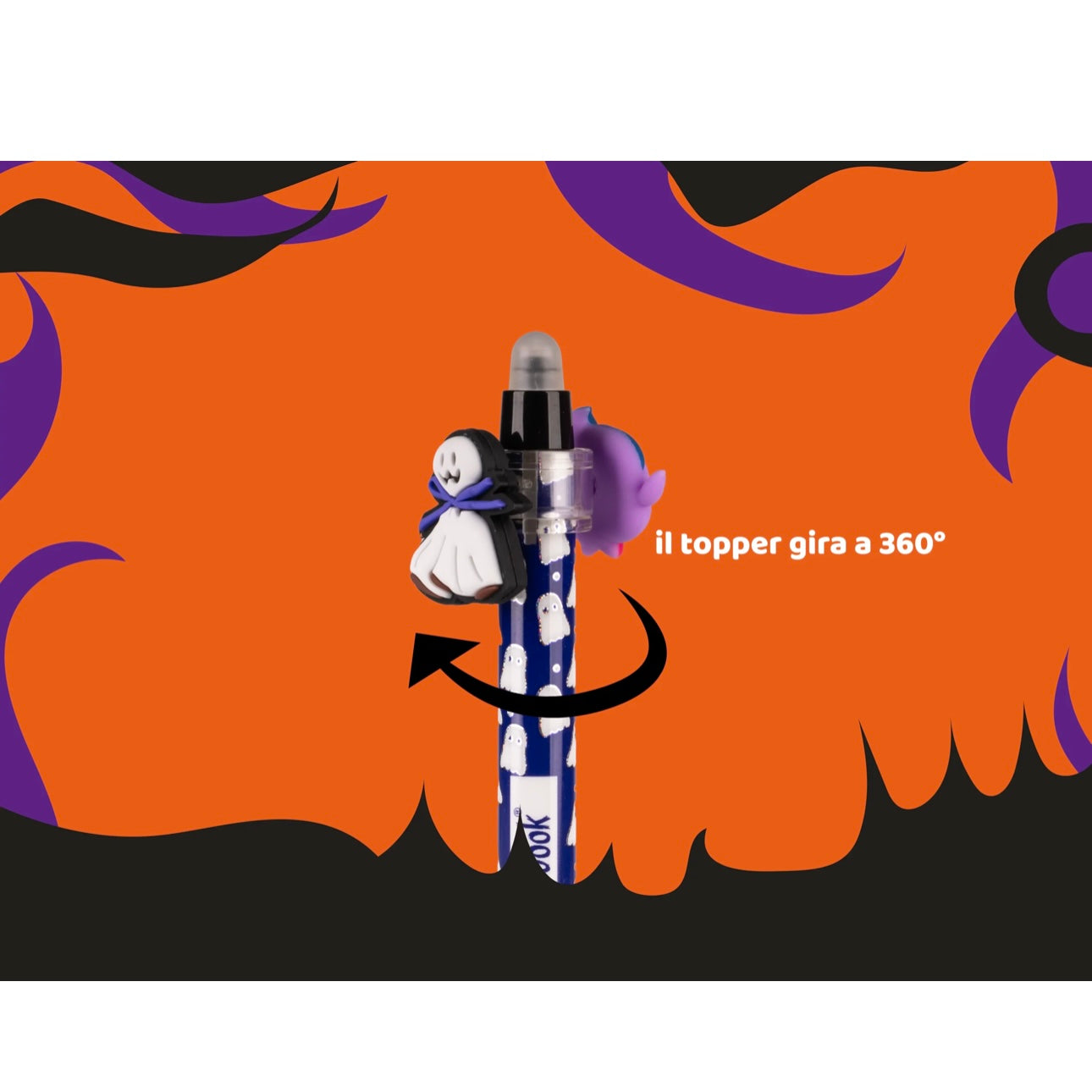 Penna Gel Cancellabile Twist Halloween