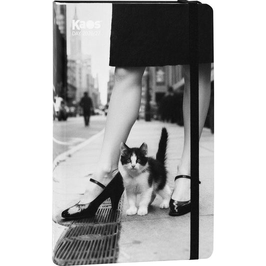 Diario 16 Mesi 2026/27 - Kaos - Giornaliero Standard Gatto