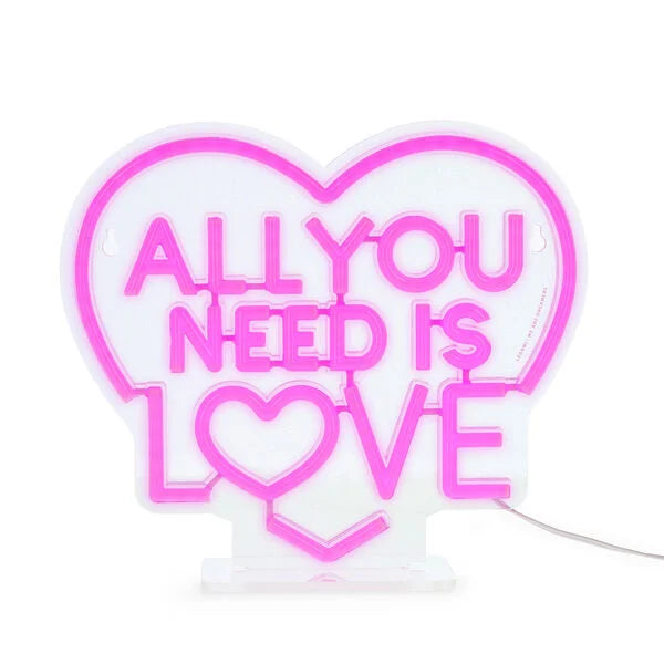 Lampada Led Effetto
Neon - All You Need is Love - It's a Sign