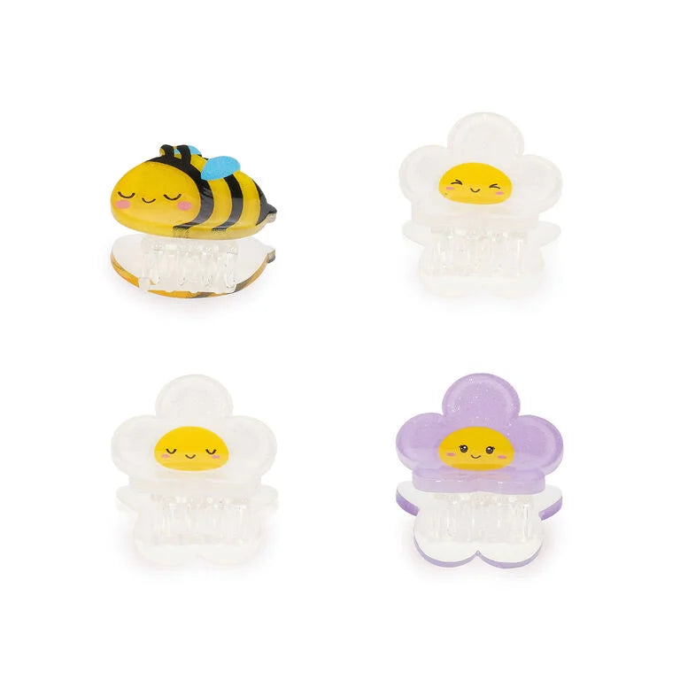 Set di 4 Mini Mollette per Capelli - Clip me up!