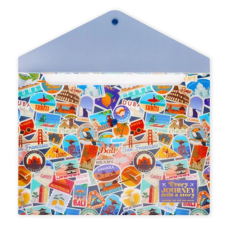 Cartelletta Portadocumenti - Fold & Order - Travel Stickers