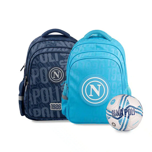 Zaino scuola SSC Napoli con pallone omaggio