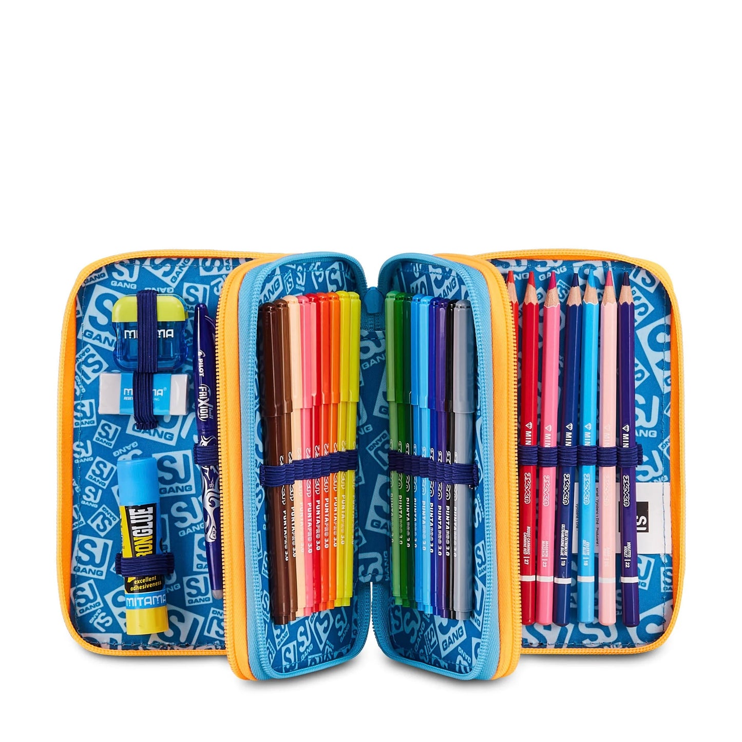 Astuccio 3 Zip - Joyful Pins Boy
