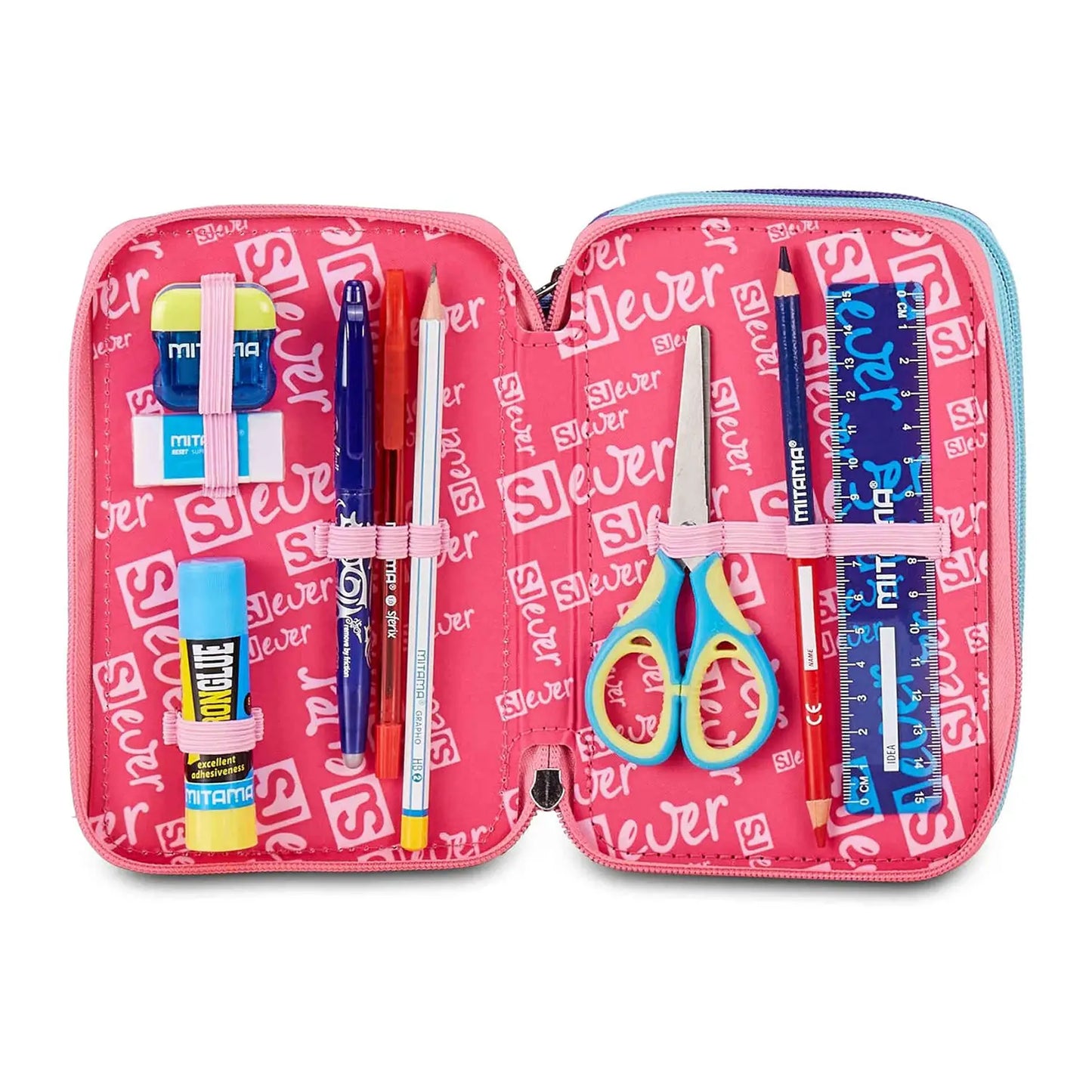 Astuccio 3 Zip Pink Beat - SJ Gang Ever