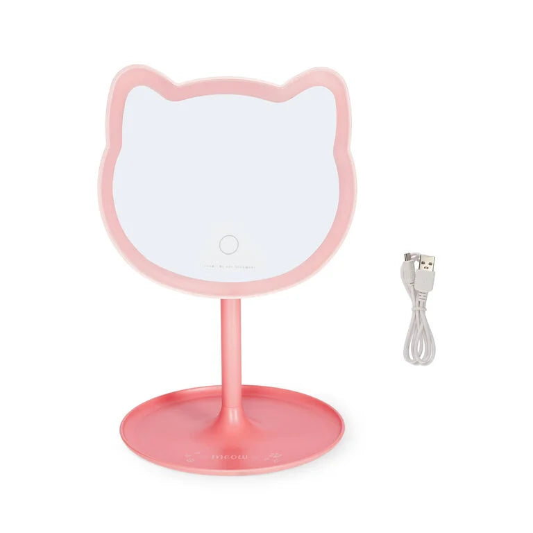 Specchio da Trucco con Luce - You Look Purrfect!