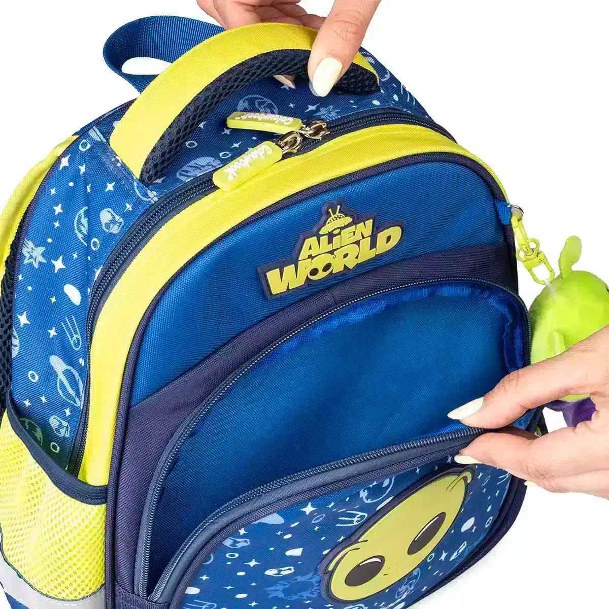 Zaino Asilo Alien World con Peluche