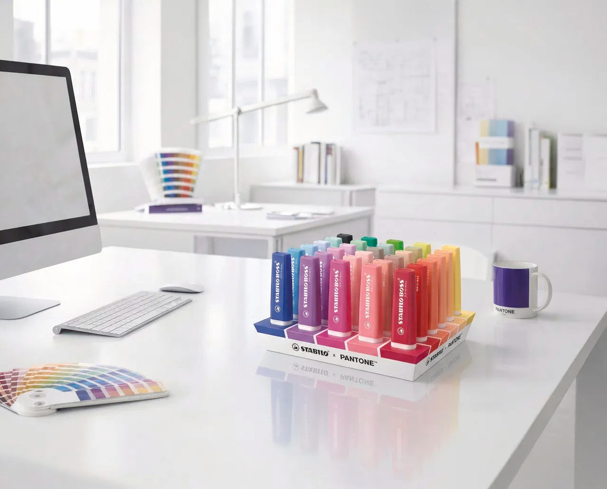 Set 30 Evidenziatori Stabilo Boss X Pantone