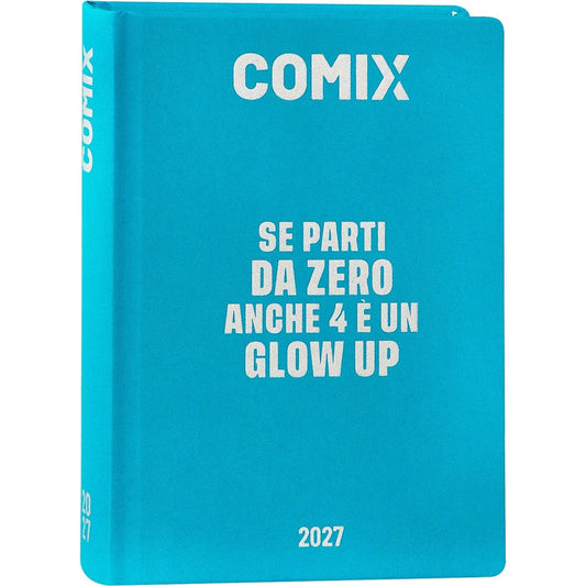 Diario 16 Mesi 2026/27 - COMIX - Giornaliero Azzurro