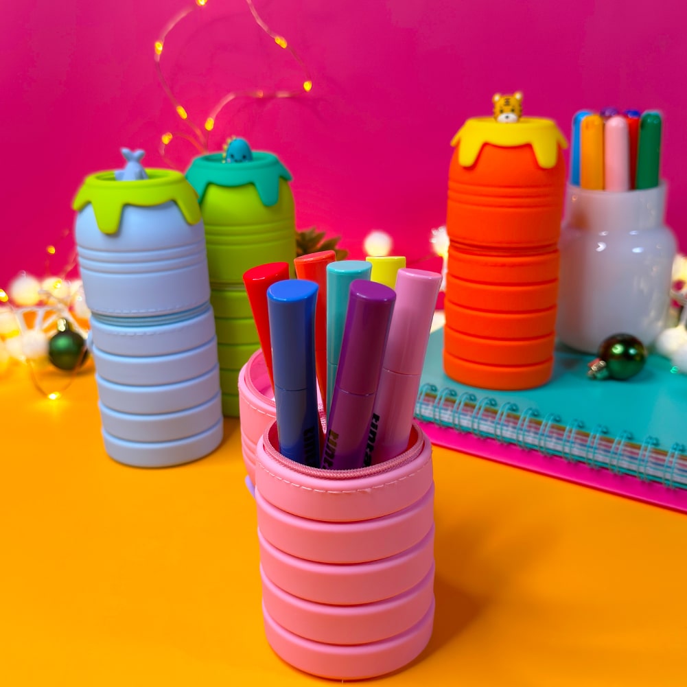 Astuccio Squeezy Me - Tinta Unita Zoo