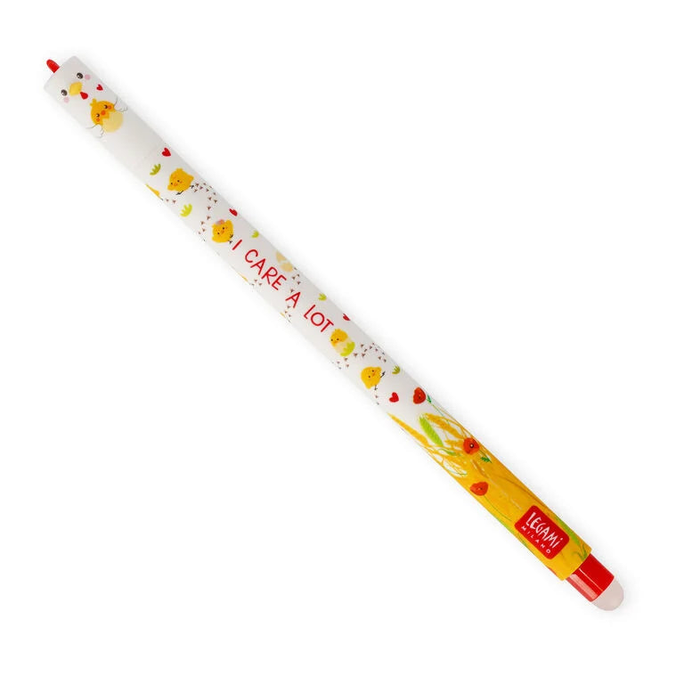 Penna Cancellabile Hen "I Care a Lot" - Erasable Pen