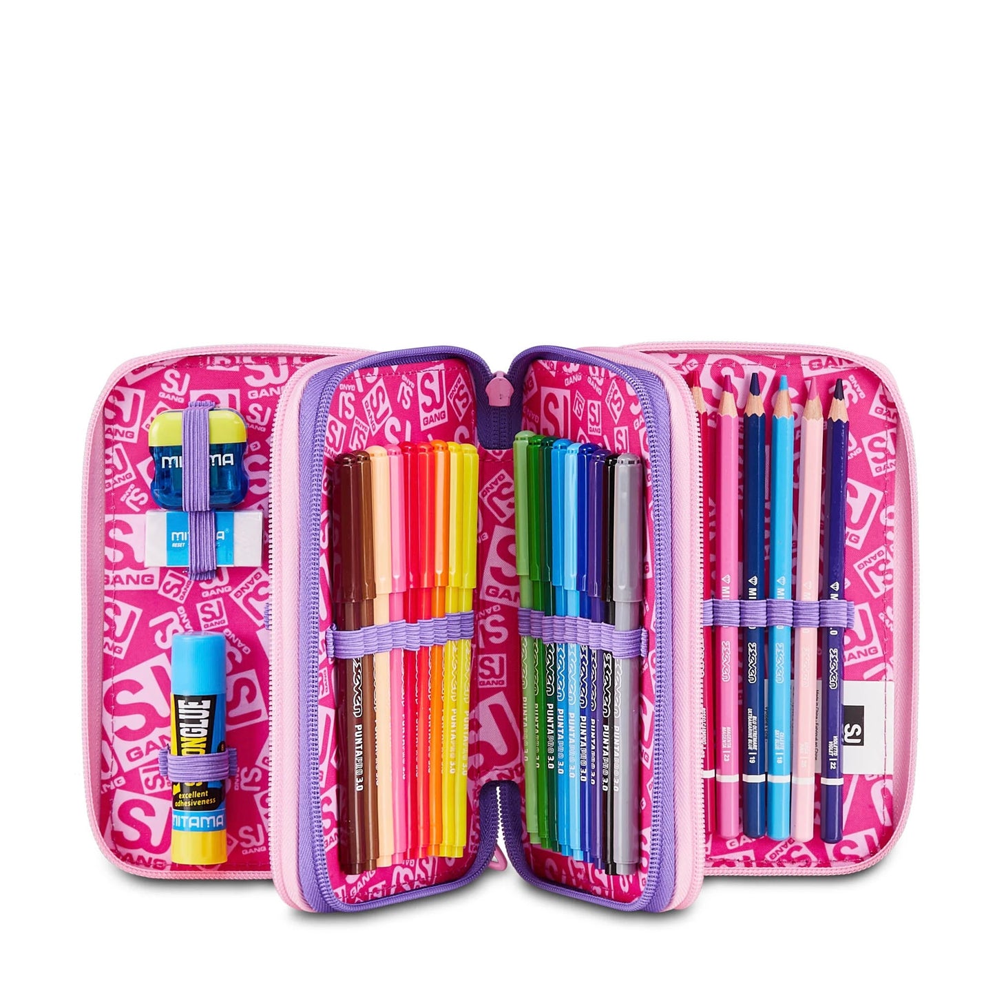 Astuccio 3 Zip 3D - Glowcat