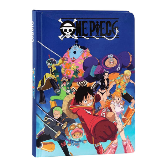 Diario 12 Mesi 2026/27 - One Piece  - Datato Blu