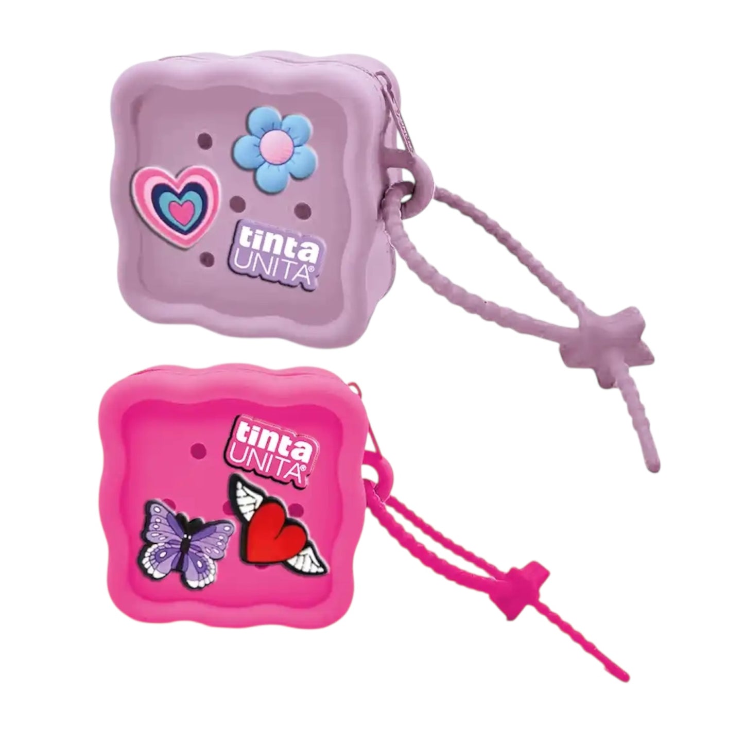 Pouch In Silicone con Pins - Tinta Unita Click