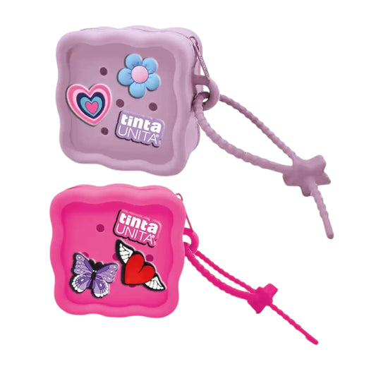 Pouch In Silicone con Pins - Tinta Unita Click