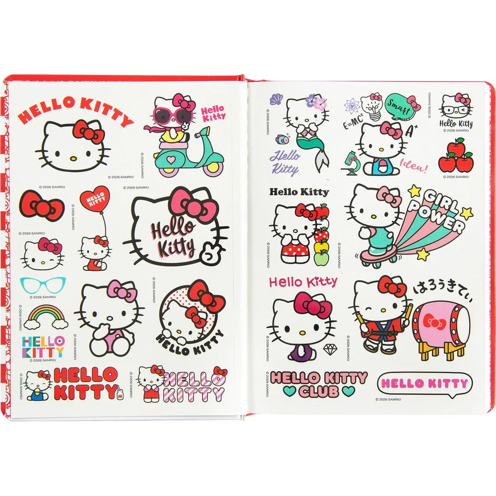 Diario 12 Mesi 2026/27 - Hello Kitty - Datato Bianco