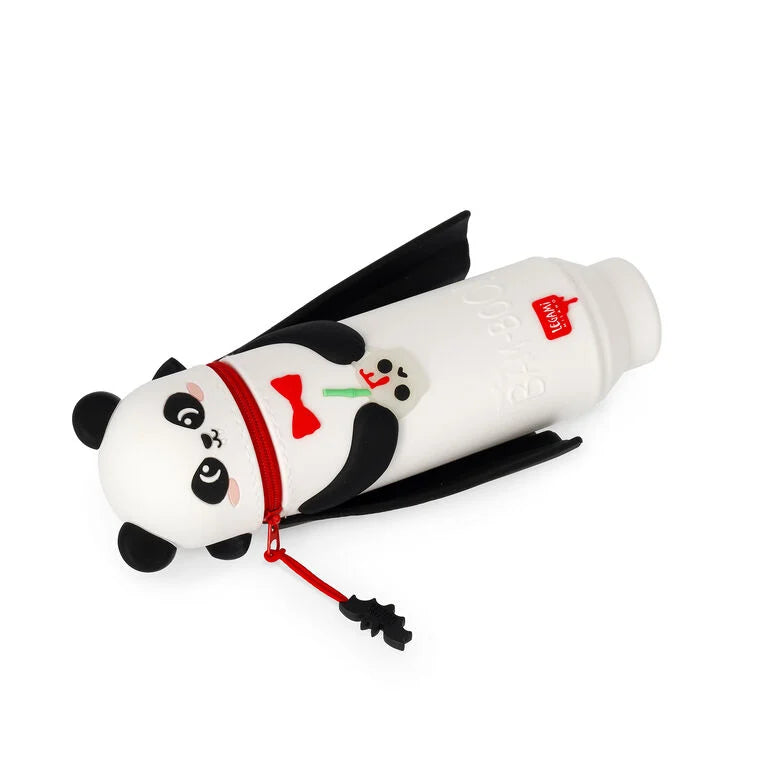 Astuccio 2-in-1 in Silicone Panda "Bam-Boo" Halloween - Kawaii