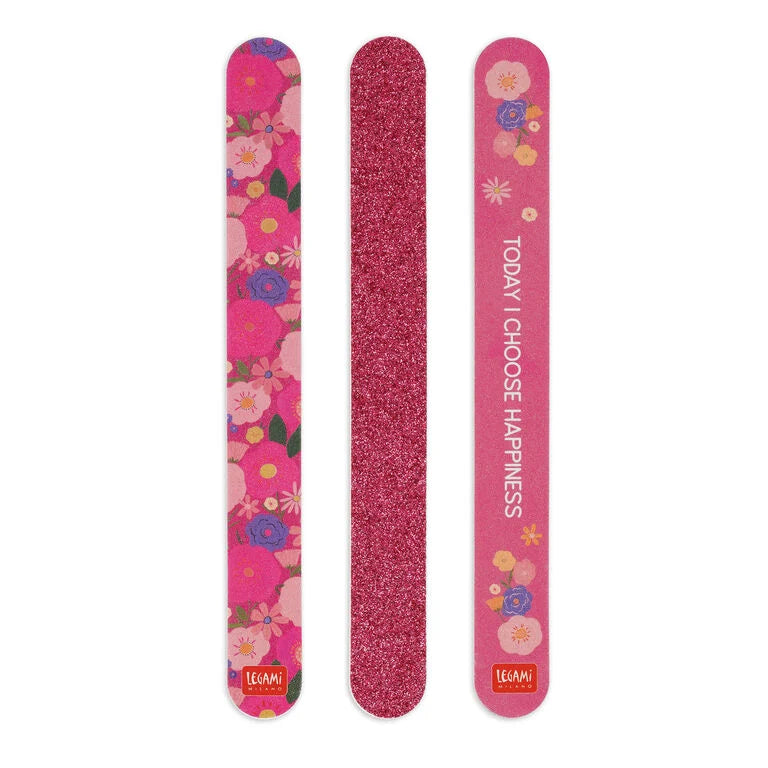 Set di 3 Lime per Unghie Flowers - Nails Before Males