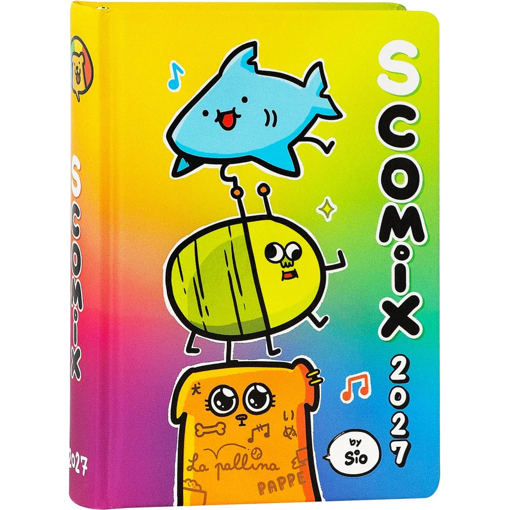 Diario 16 Mesi 2026/27 - COMIX Scottecs by Sio - Giornaliero Multicolore