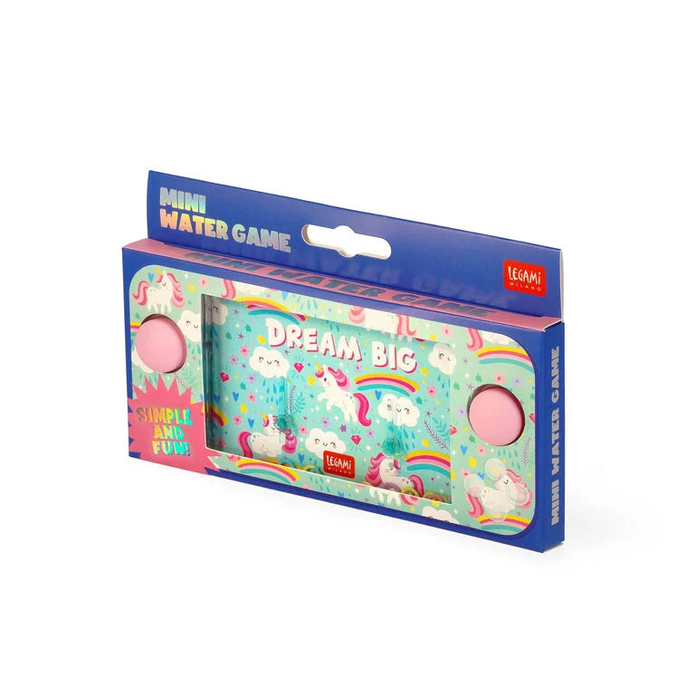 Mousehouse Salvadanaio Unicorno Per Bambini – Colore Verde Acqua Con Criniera Glitterata E Stella Rosa – 8x20x18 Cm