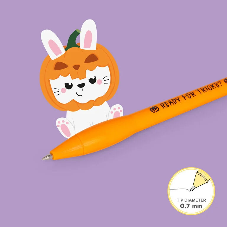 Penna a Sfera Luminosa - Pumpkin Bunny - Writing is Magic