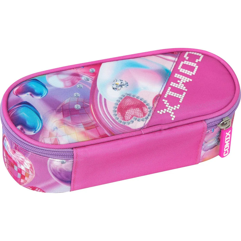 Astuccio ovale COMIX Bright Rosa