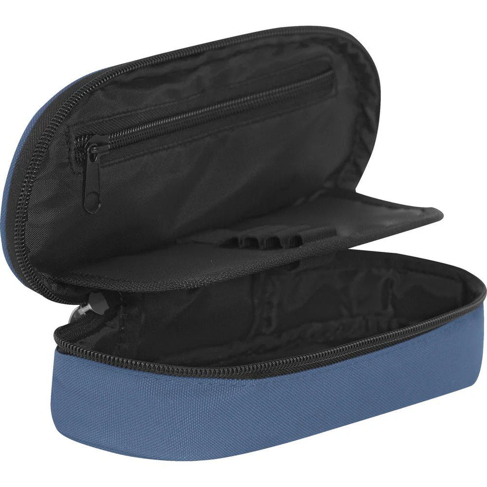 Astuccio ovale COMIX Monocolore Dusty Blu