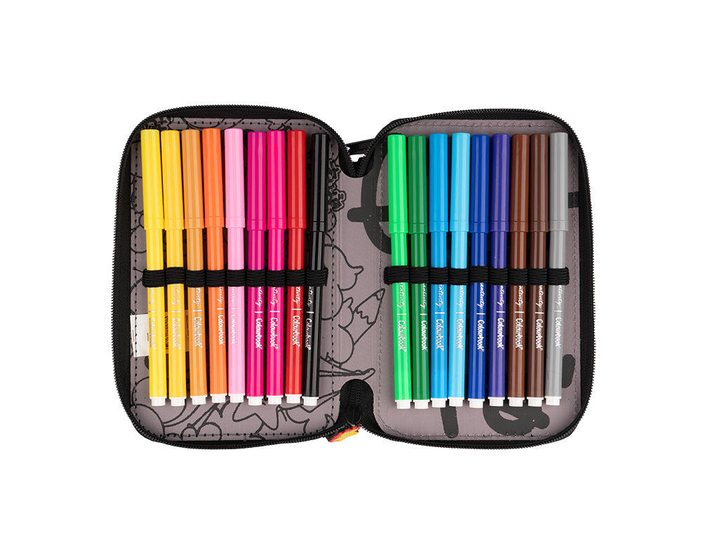Astuccio 3 Zip Gianpiero X Colourbook