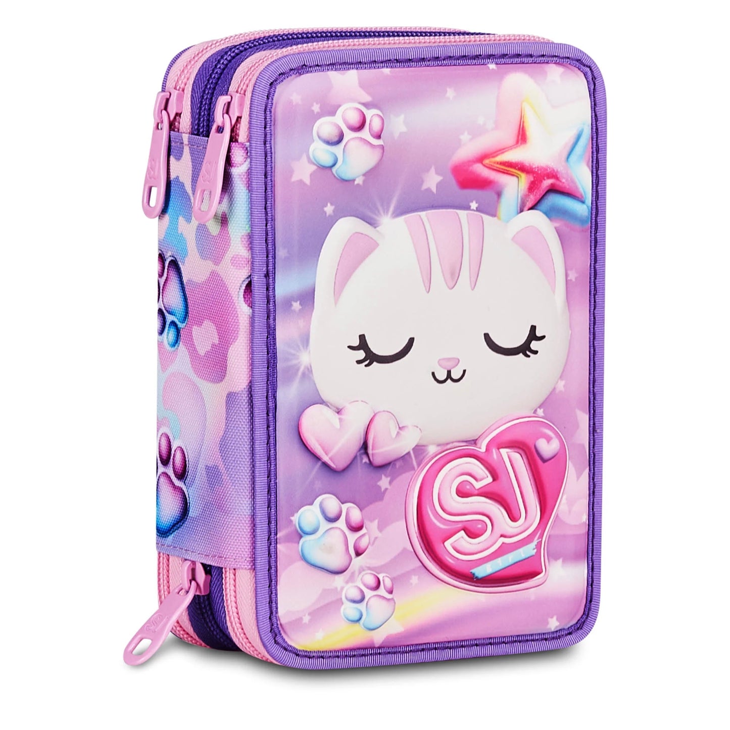 Astuccio 3 Zip 3D - Glowcat