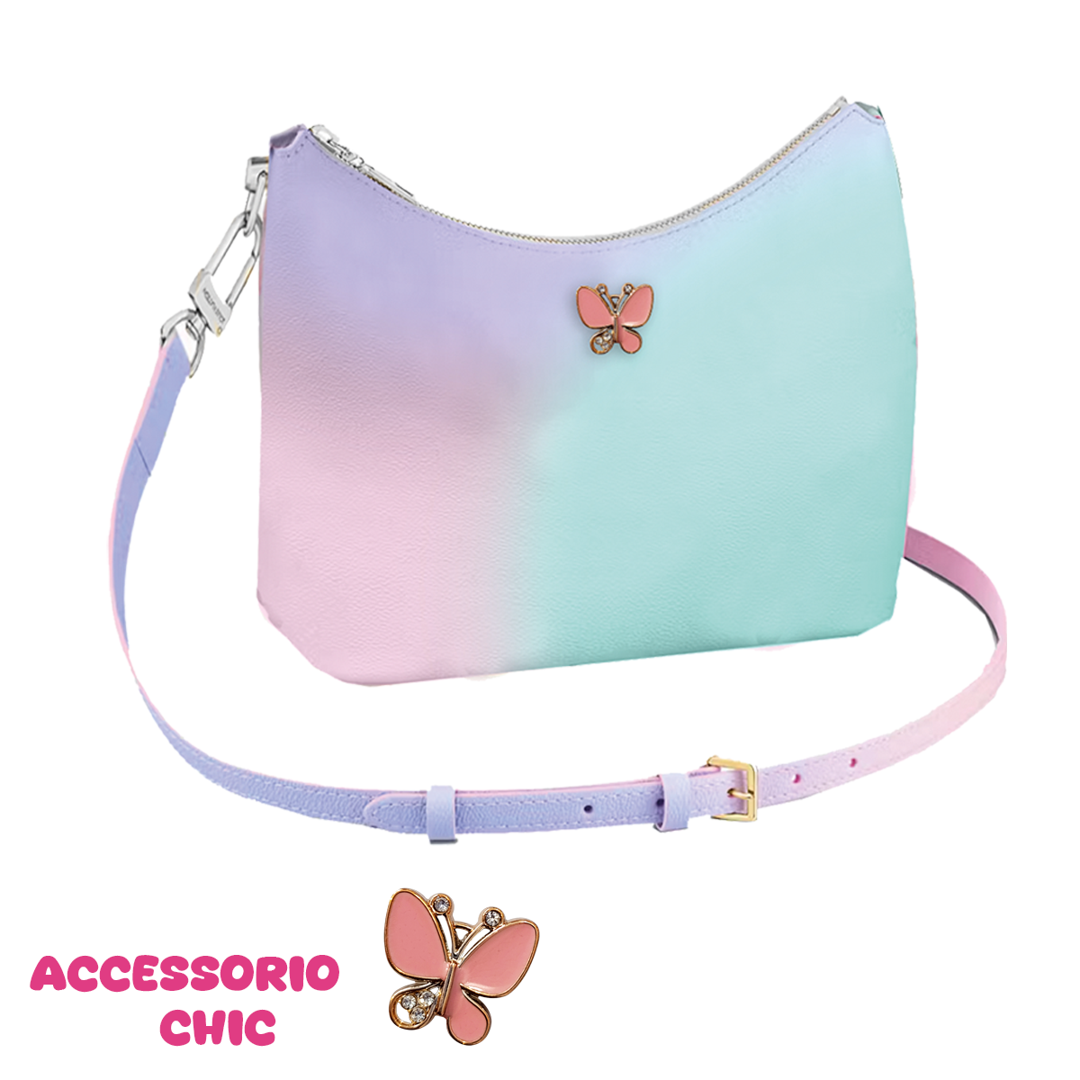 Borsa Moon Bag Gradient - Tinta Unita Be Happy